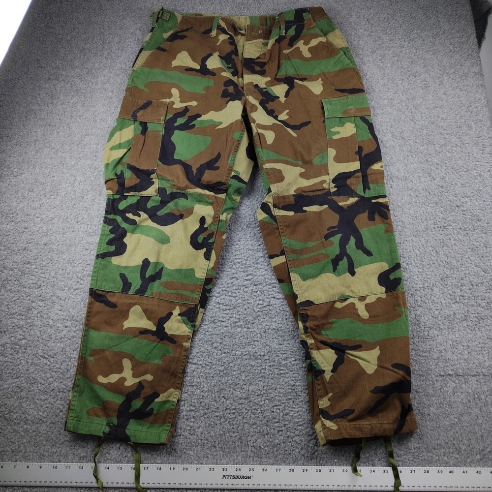 Propper Military Pants 36x30 Combat Cargo Trousers Mens Large Woodland Camo